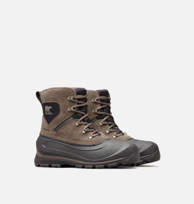 Sorel Erkek Buxton™ Lace - Kar Botu Kahverengi/Siyah - 645-RWPJVG